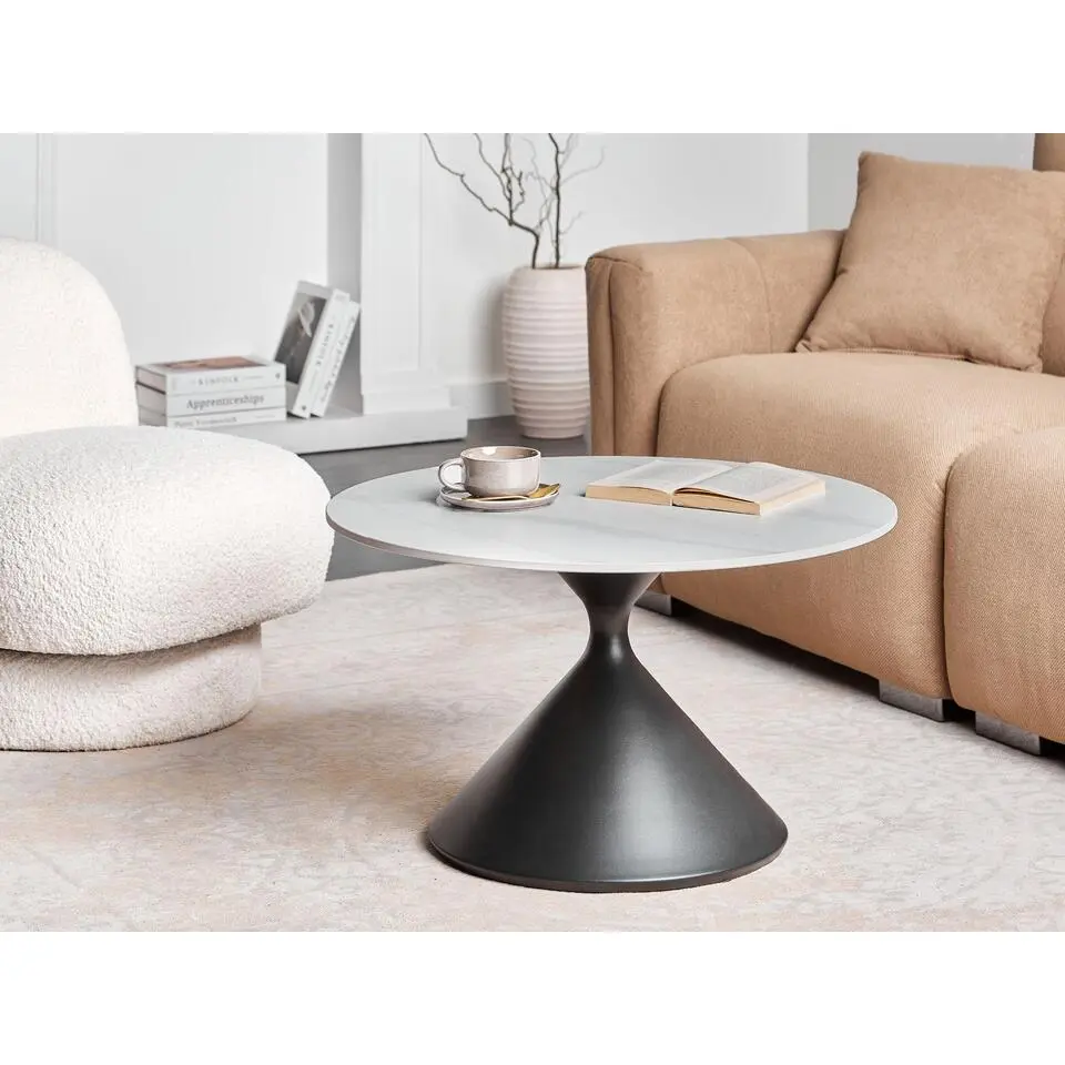 HAIWEE - Salontafel - Zwart/Wit - Gesinterde steen