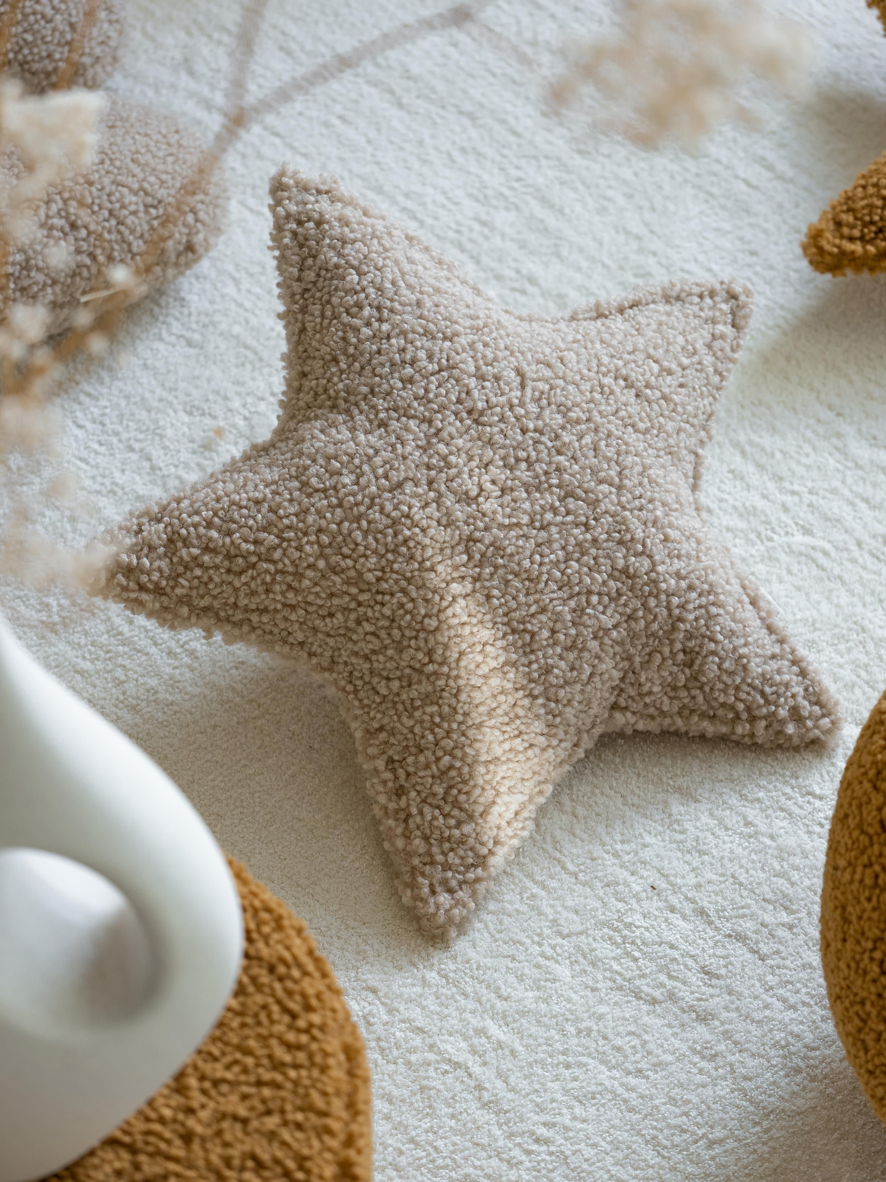 Kinderen teddy knuffelkussen Star