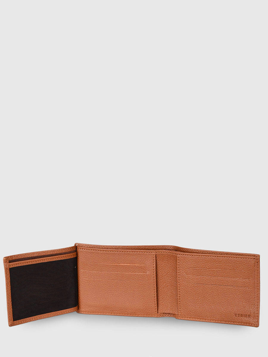 Portefeuille porte-cartes Madras cuir ETRIER