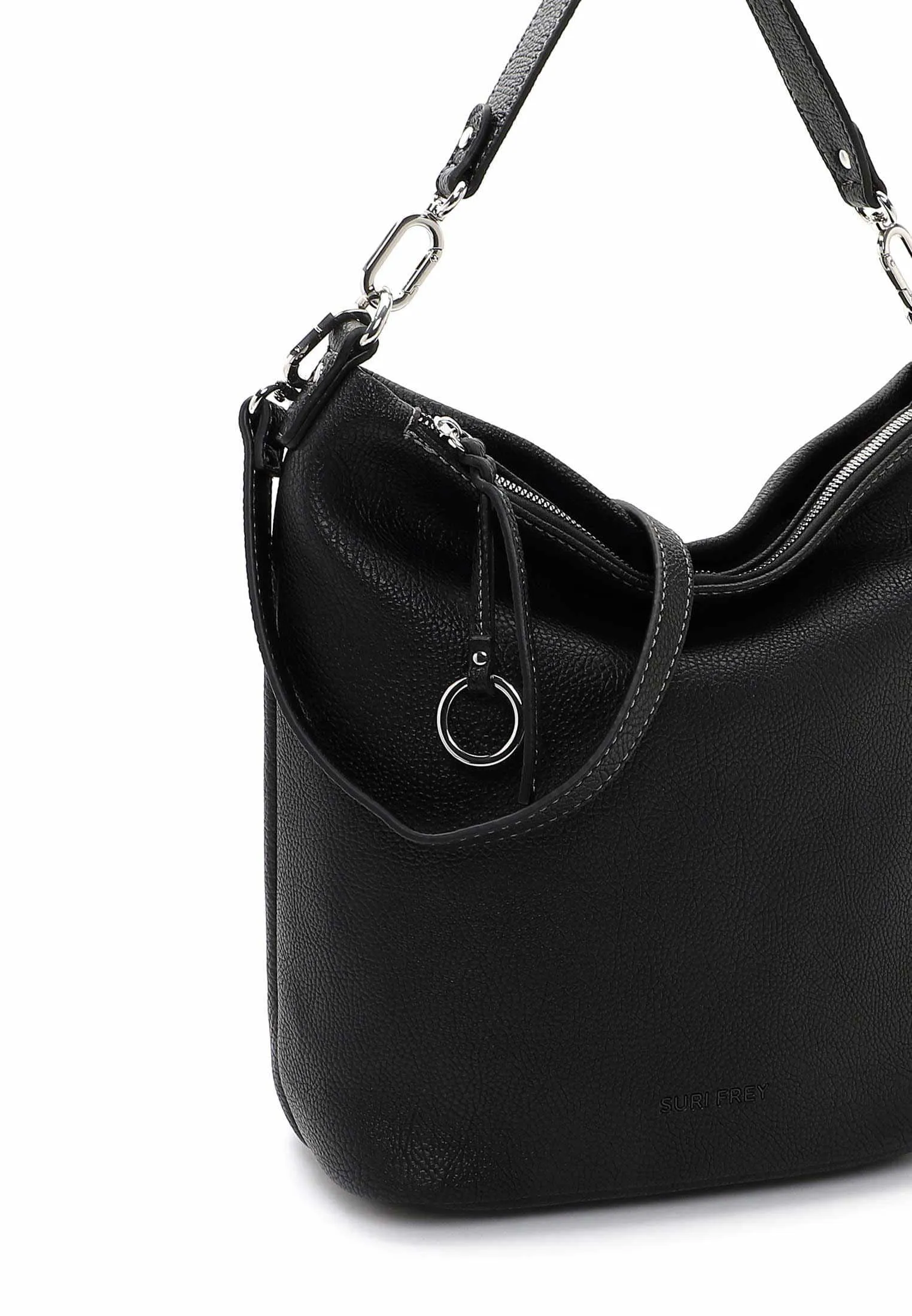 SURI FREY Beuteltasche Schwarz Lederimitat