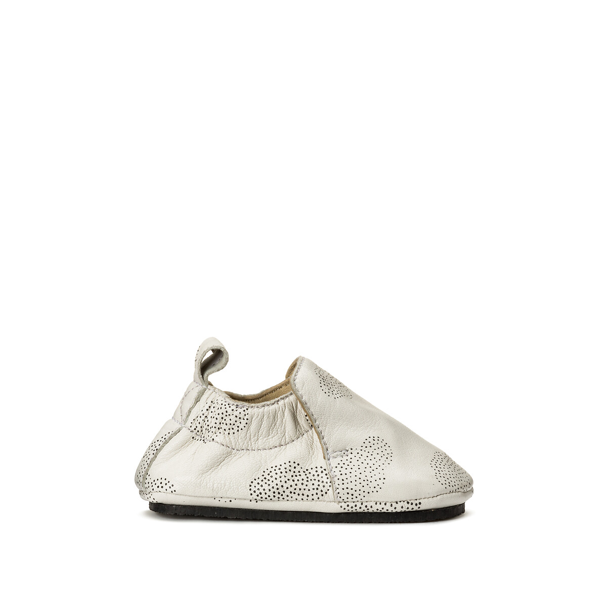 COLEÇÕES LA REDOUTE<br>Pantufas de couro com estampa de nuvens