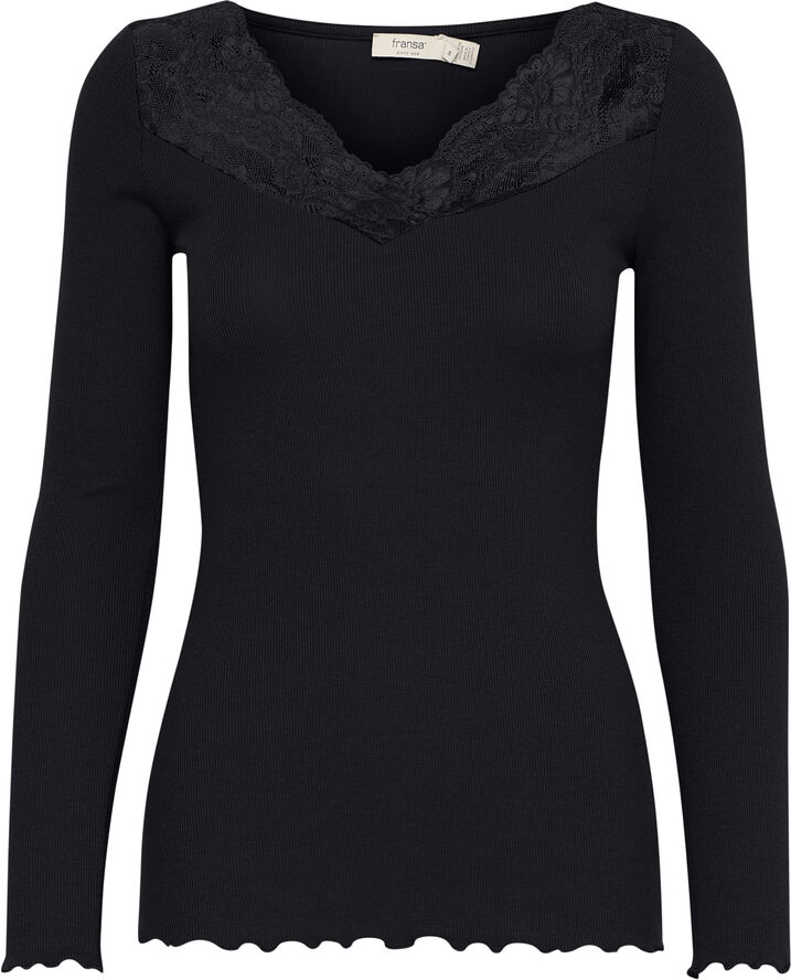 Fransa FRHIZAMOND TEE 25 Black