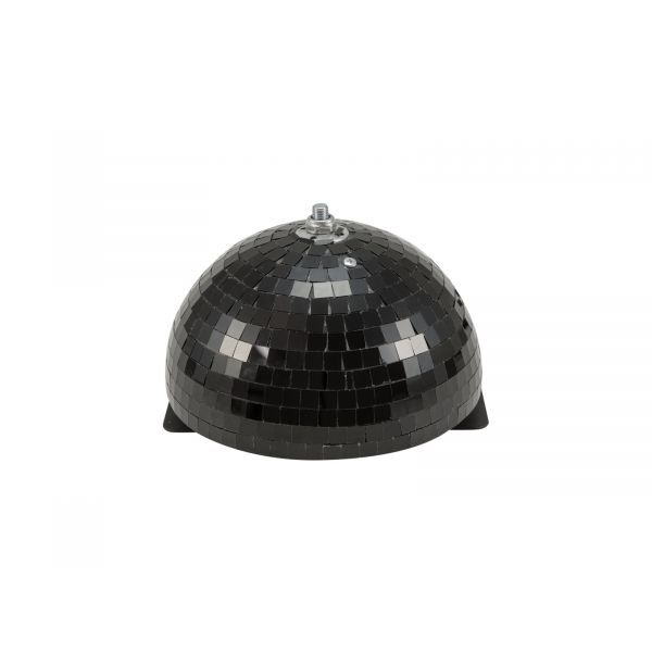 Eurolite Half Mirror Ball 20cm Black Motorized