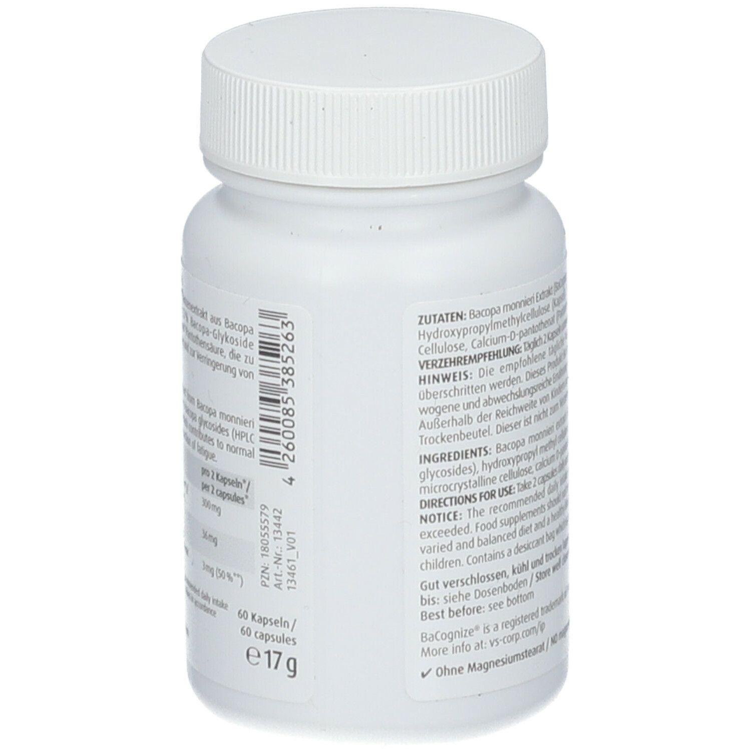 ZeinPharma® Bacopa+ monnieri 150 mg
