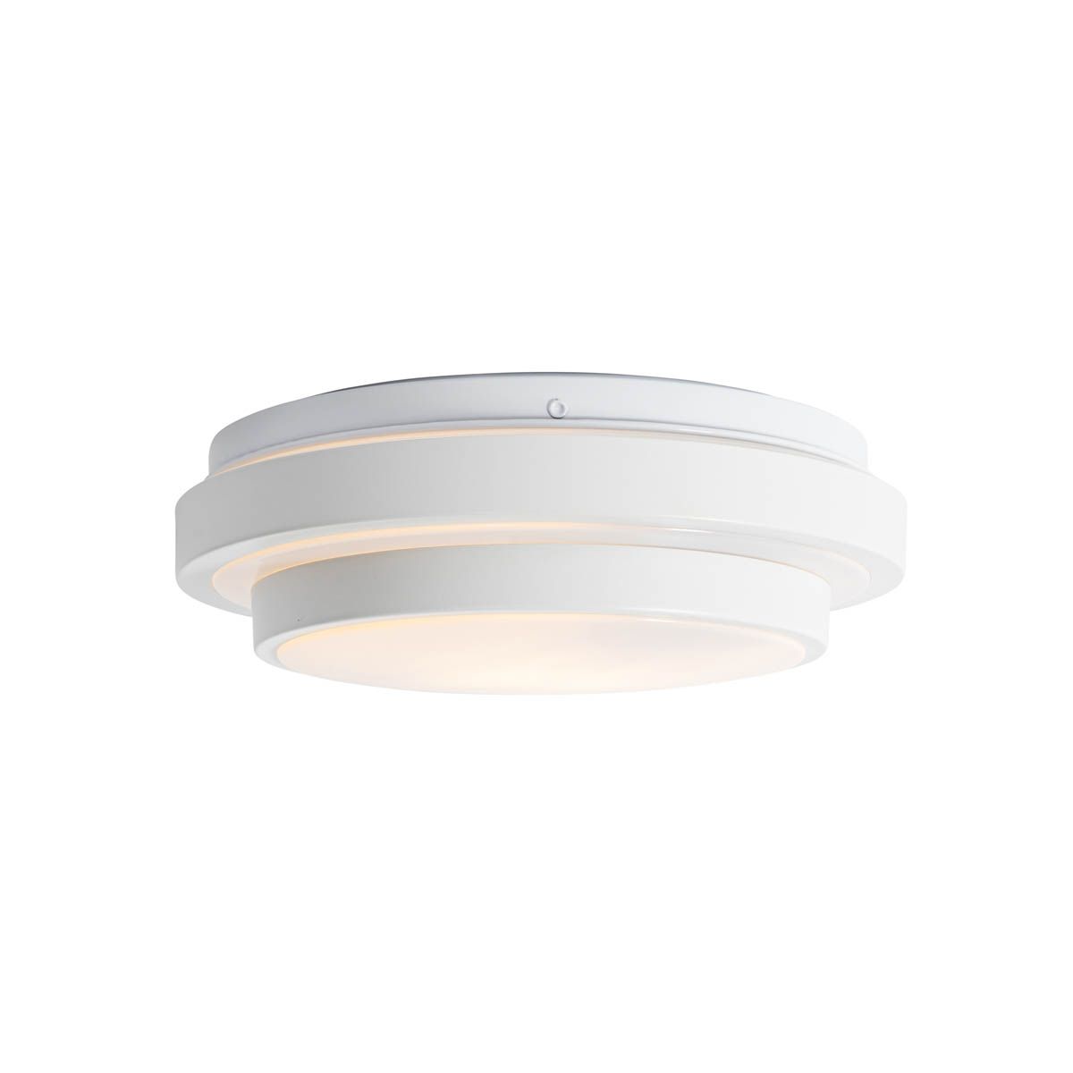 Moderne plafondlamp wit 25 cm IP44 - Walden
