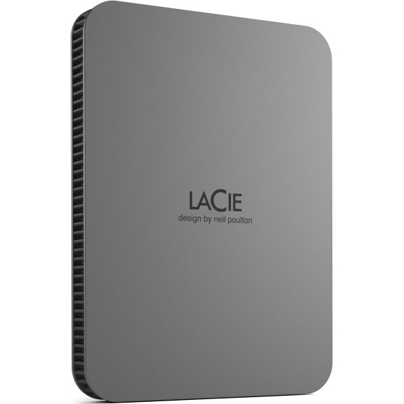 LaCie Mobile Drive Secure disque dur externe 2 To USB Type-C 3.2 Gen 1 (3.1 Gen 1) Gris