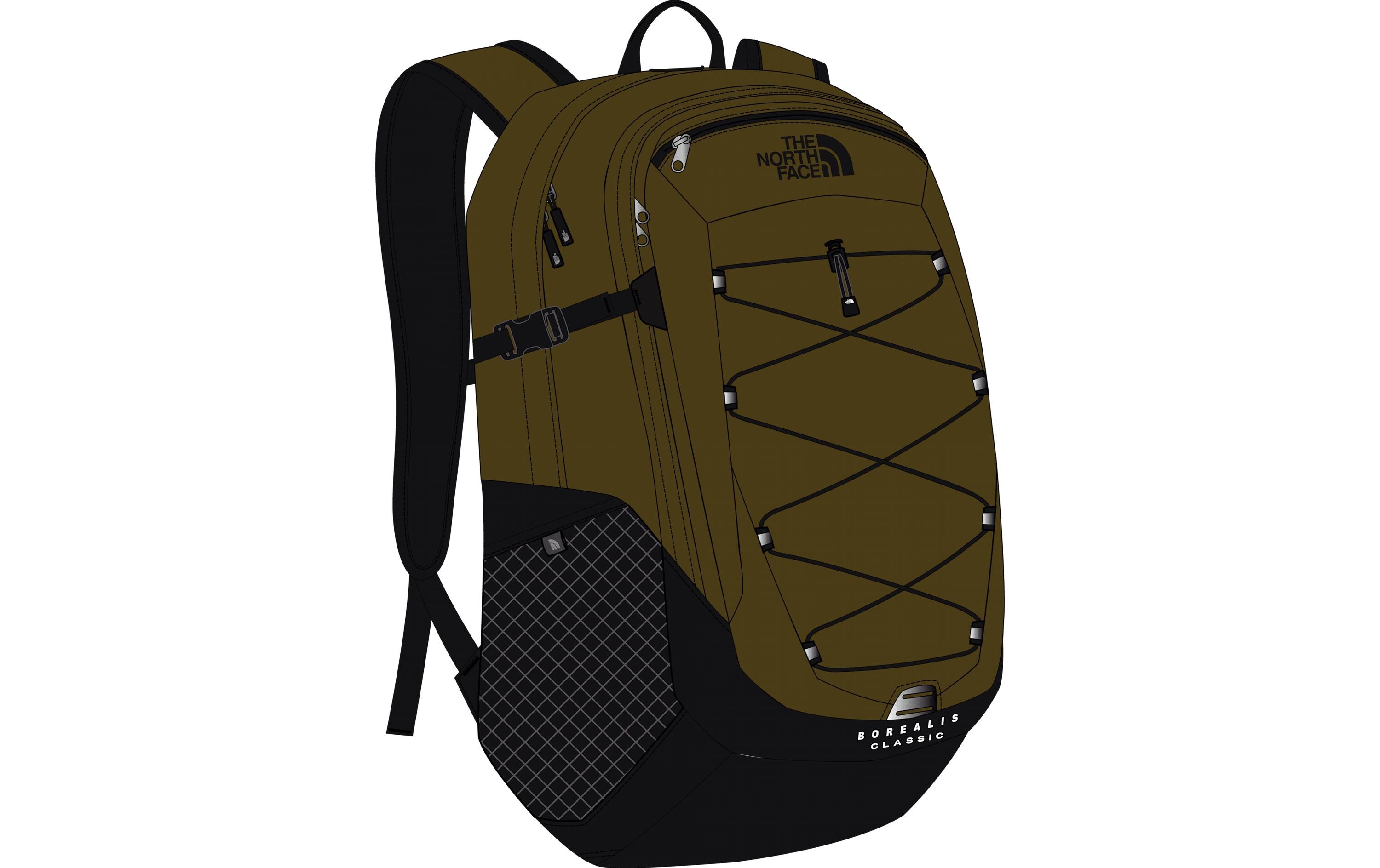 Rucksack Borealis Classic 29 l, Olivgrün<br>Freizeitrucksack