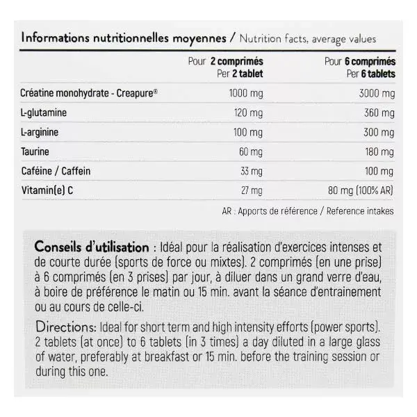 STC Nutrition Creatine Effervescent Complex 30 comprimidos