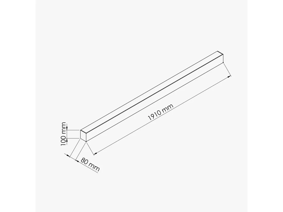 Cache-rail coulissant 