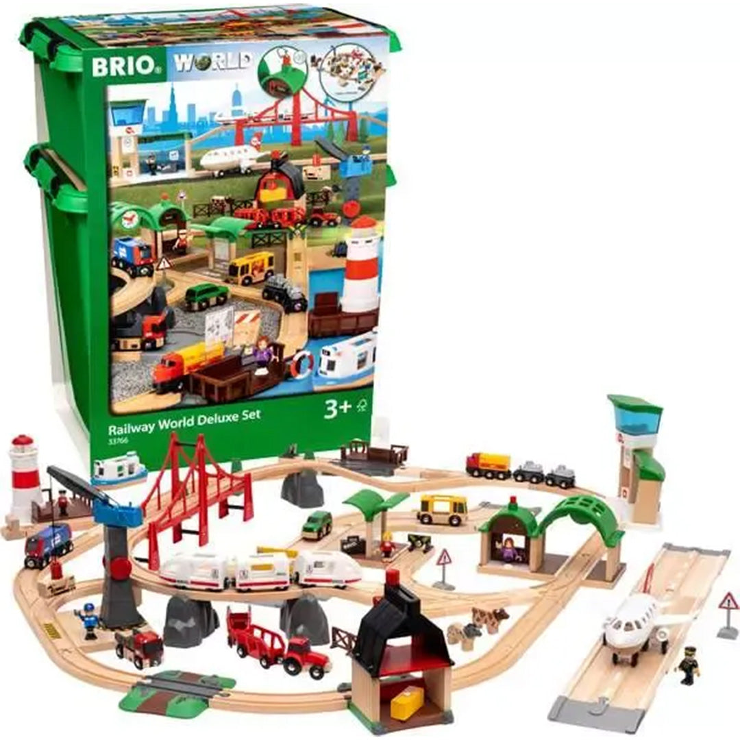 brio treinwereld deluxe set - 106-delig