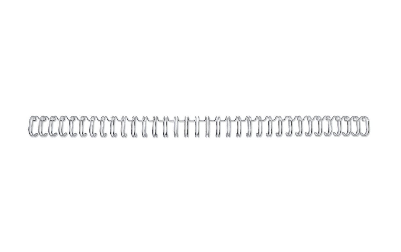 Binderücken WireBind 8 mm Silber, 100 StückSilber, 100 Stück