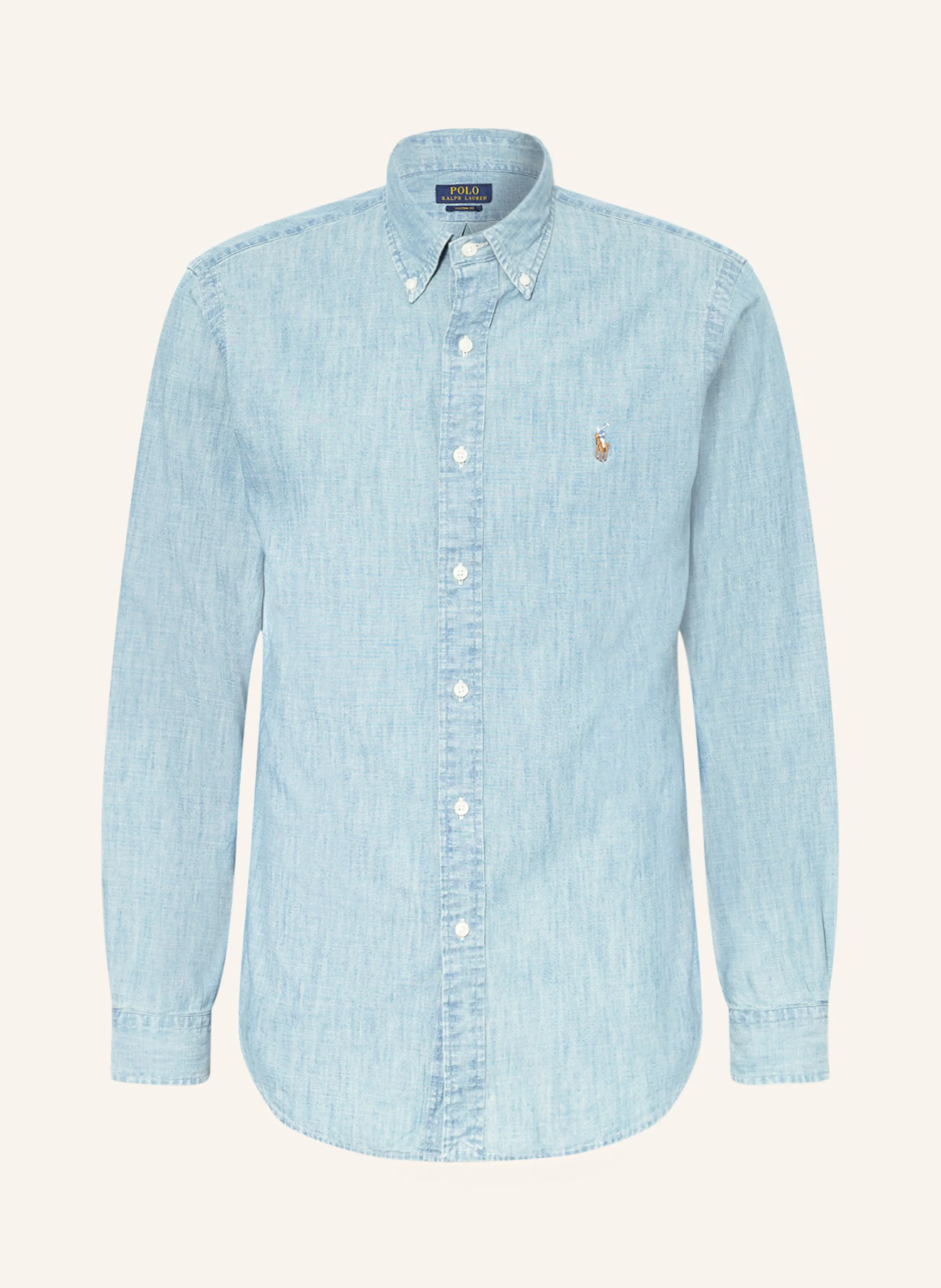 POLO RALPH LAUREN Hemd Regular Fit in Jeansoptik
