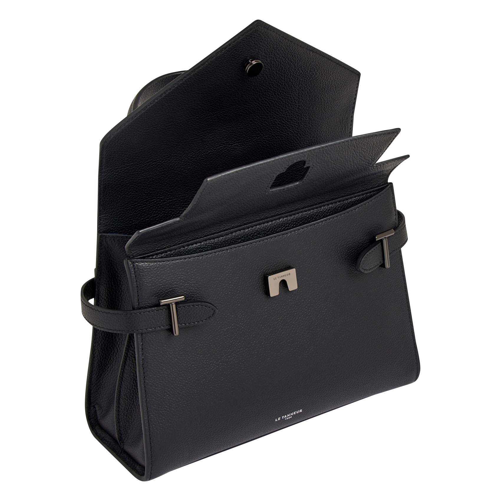 EMILIE - Sac à main en cuir | Noir