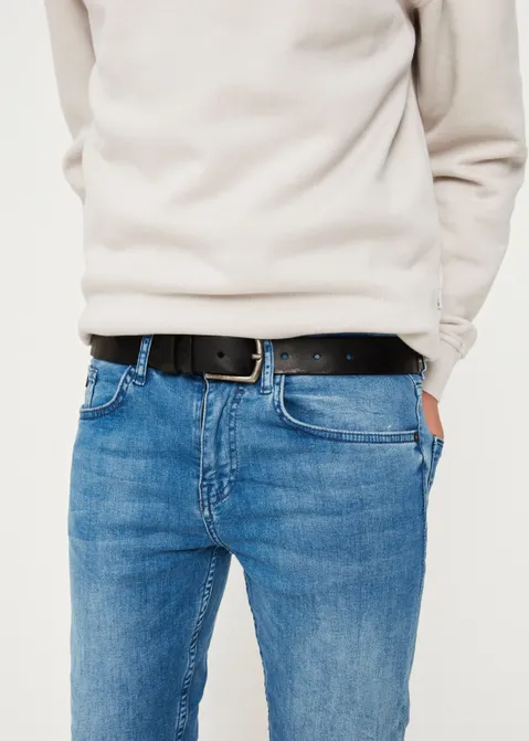 Riem vintage zwart (ZWART)