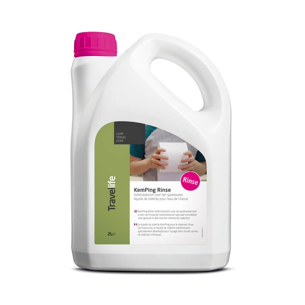 Travellife KemPing Rinse 2 liter toiletvloeistof - set van 2