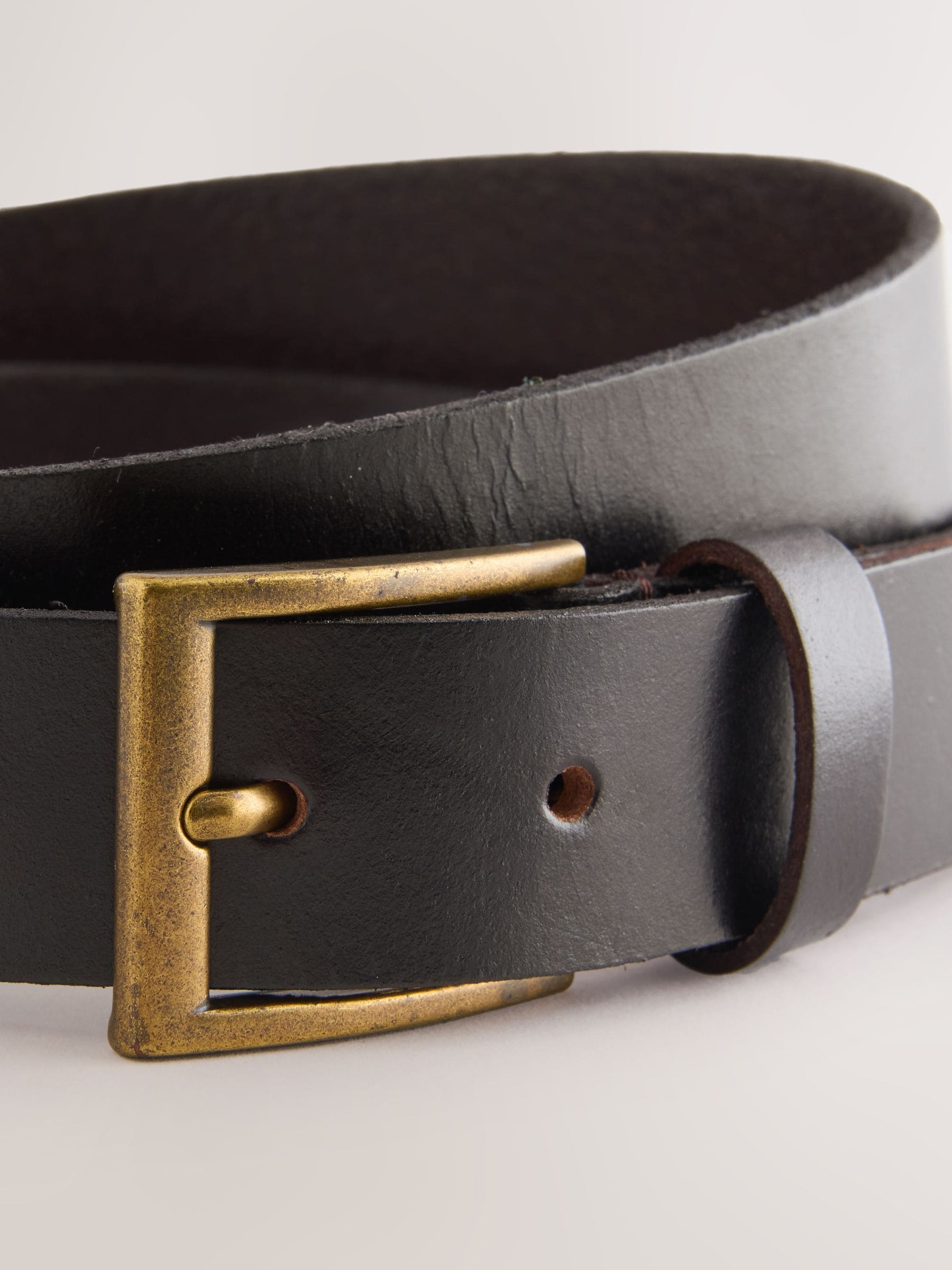 Bruin - Casual leren riem