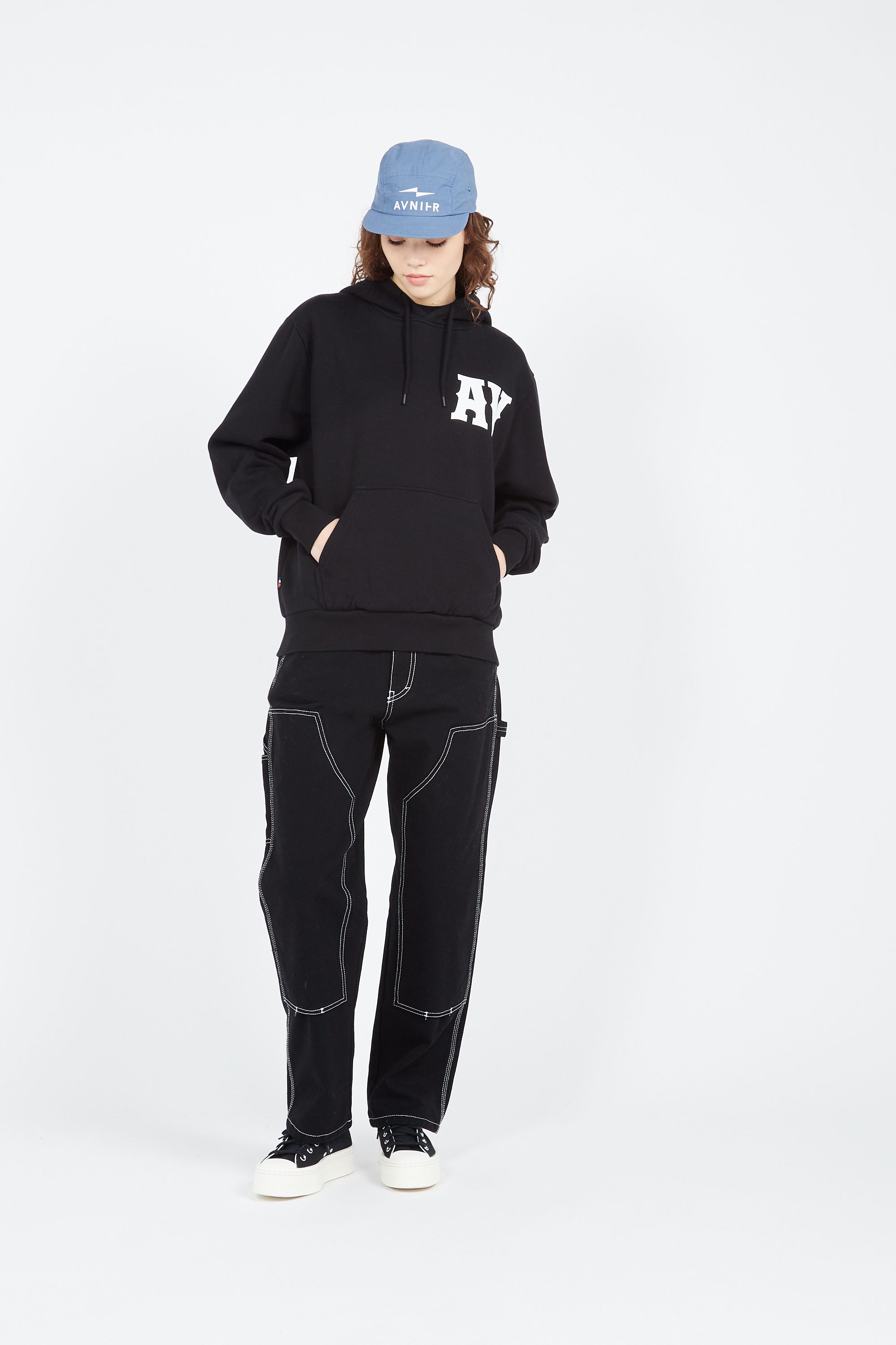 AVNIER hoodie  Hoodie Onset Black Heure Bleue Noir