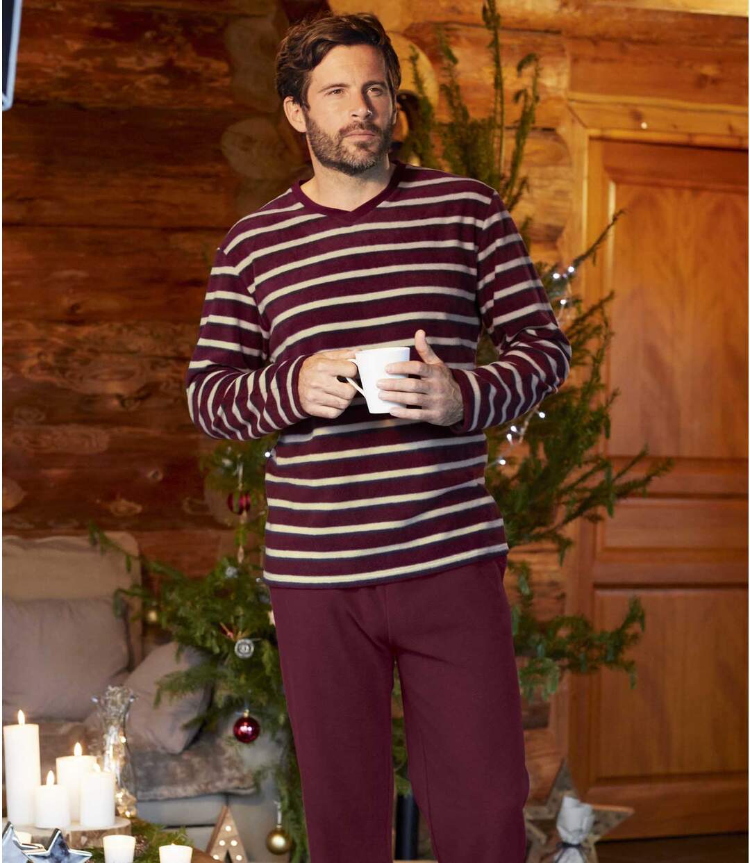 Pyjama Micropolaire Rayé