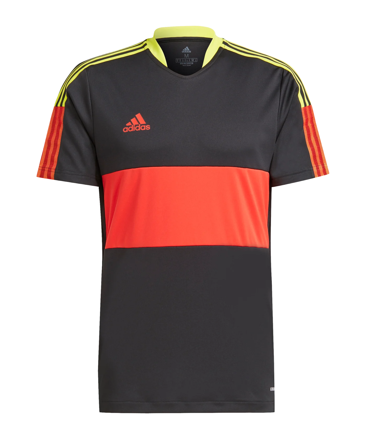 adidas Tiro Trikot kurzarm Schwarz Rot Gelb