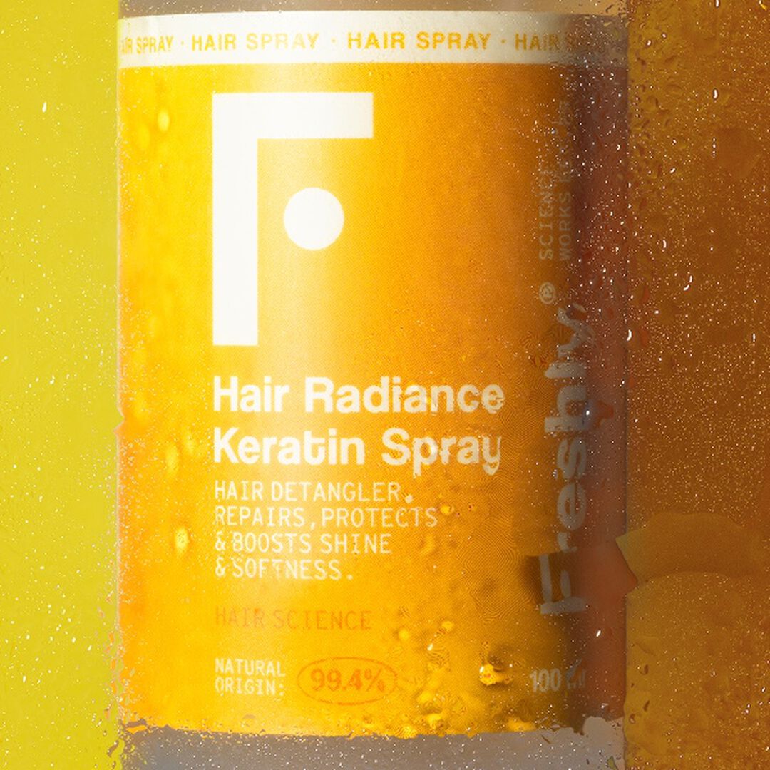 FRESHLY  Protetor Térmico e Desembaraçador -  Hair Radiance Keratin Spray - 100ml