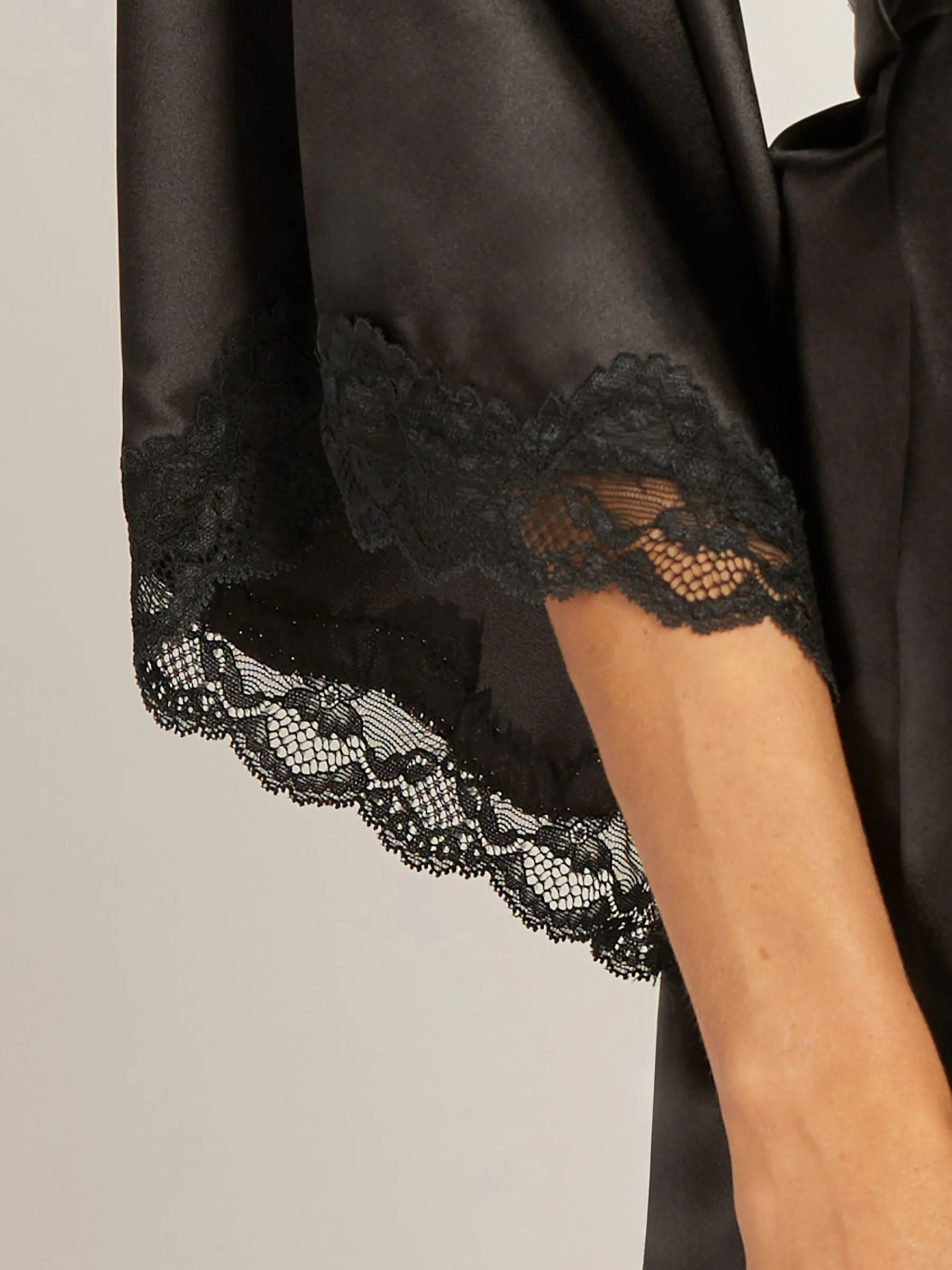 Zwart - Boux Avenue Amelia badjas