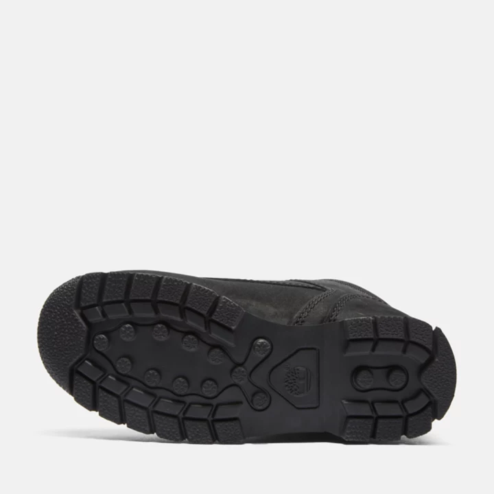 Bota de caminhada Euro Sprint para crianças na cor preta monocromática