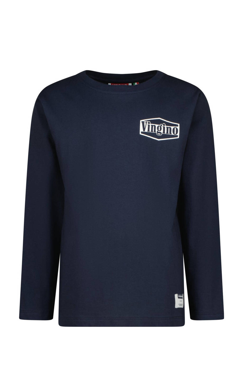 Vingino longsleeve Jean met backprint donkerblauw