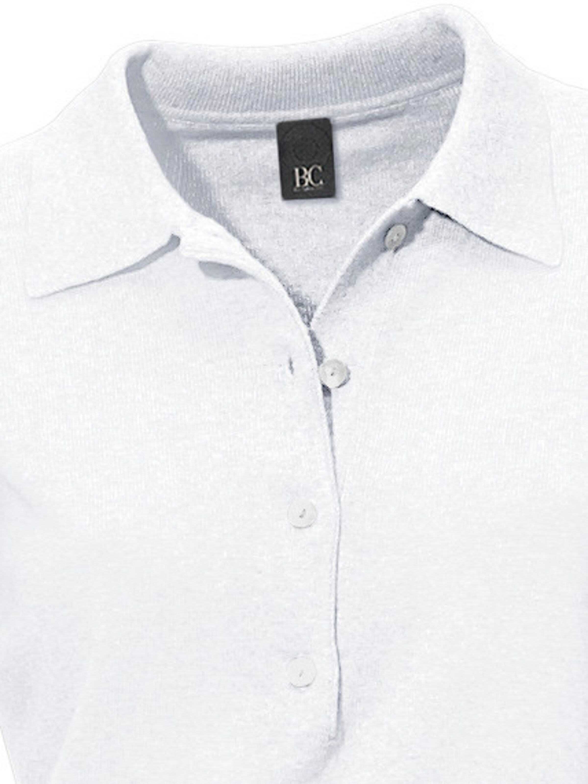 heine Polopullover in weiß