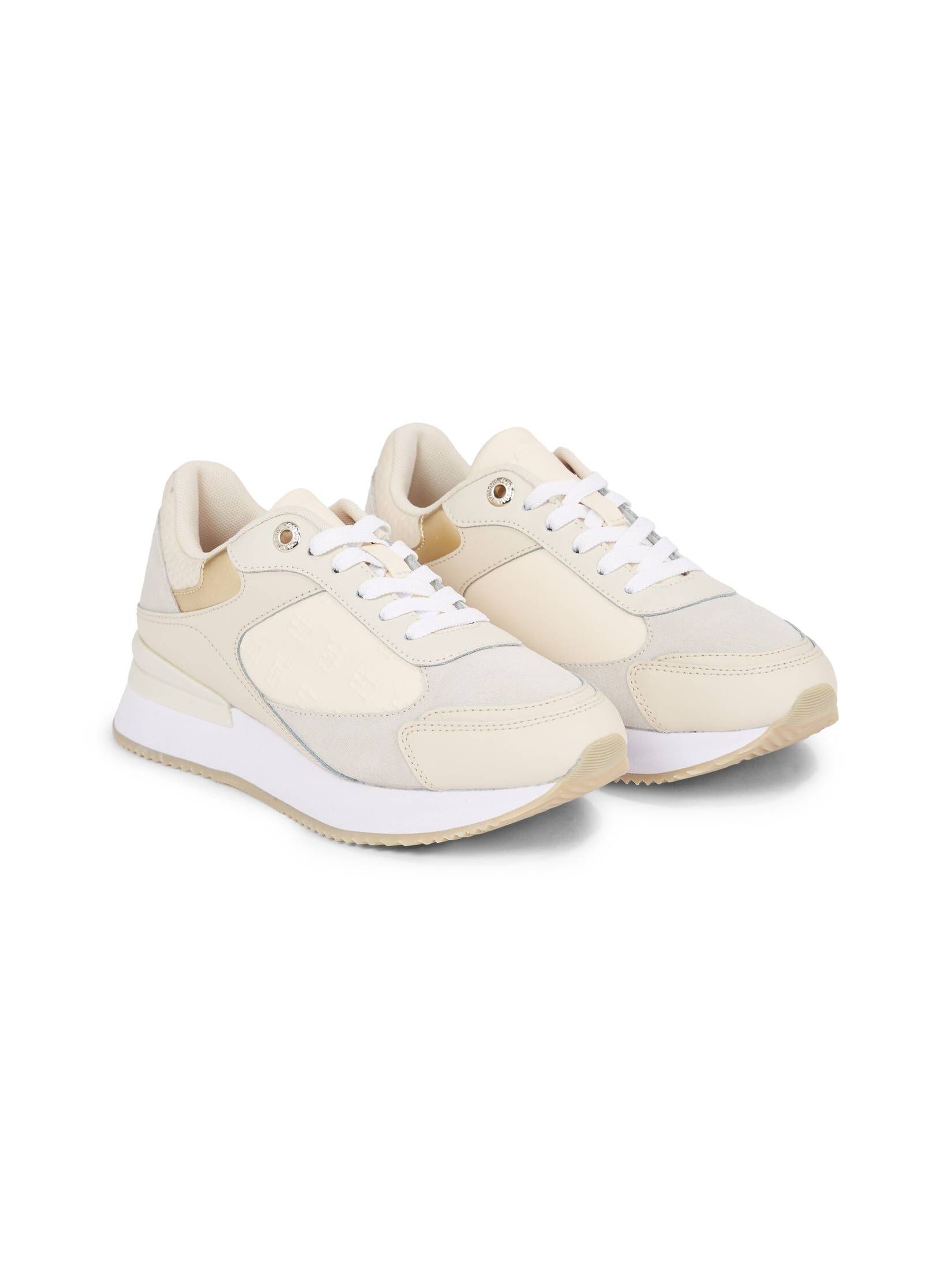Tommy Hilfiger| Damen Sneaker ELEVATED EMBOSSED RUNNER GOLD