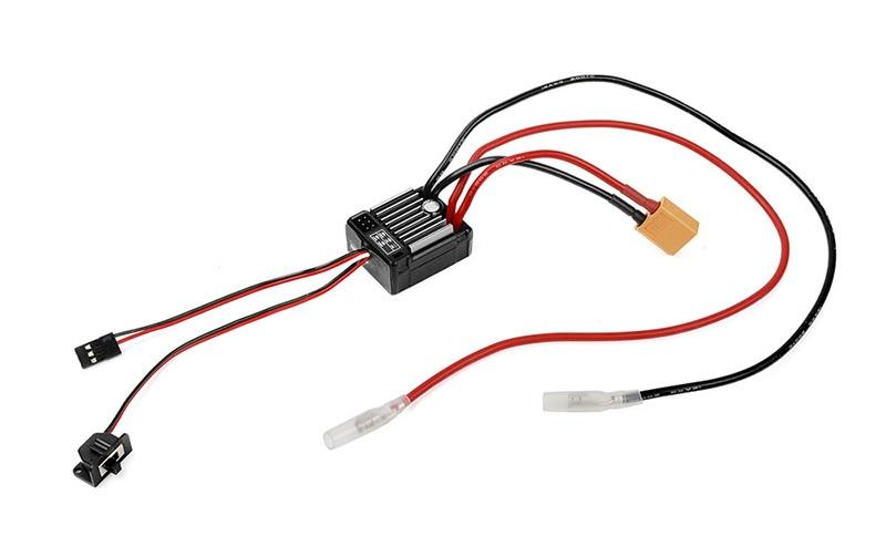 Brushed Regler Outcry III Waterproof ESC 60A, 2-3SWasserdichter ESC für Brushed Motoren