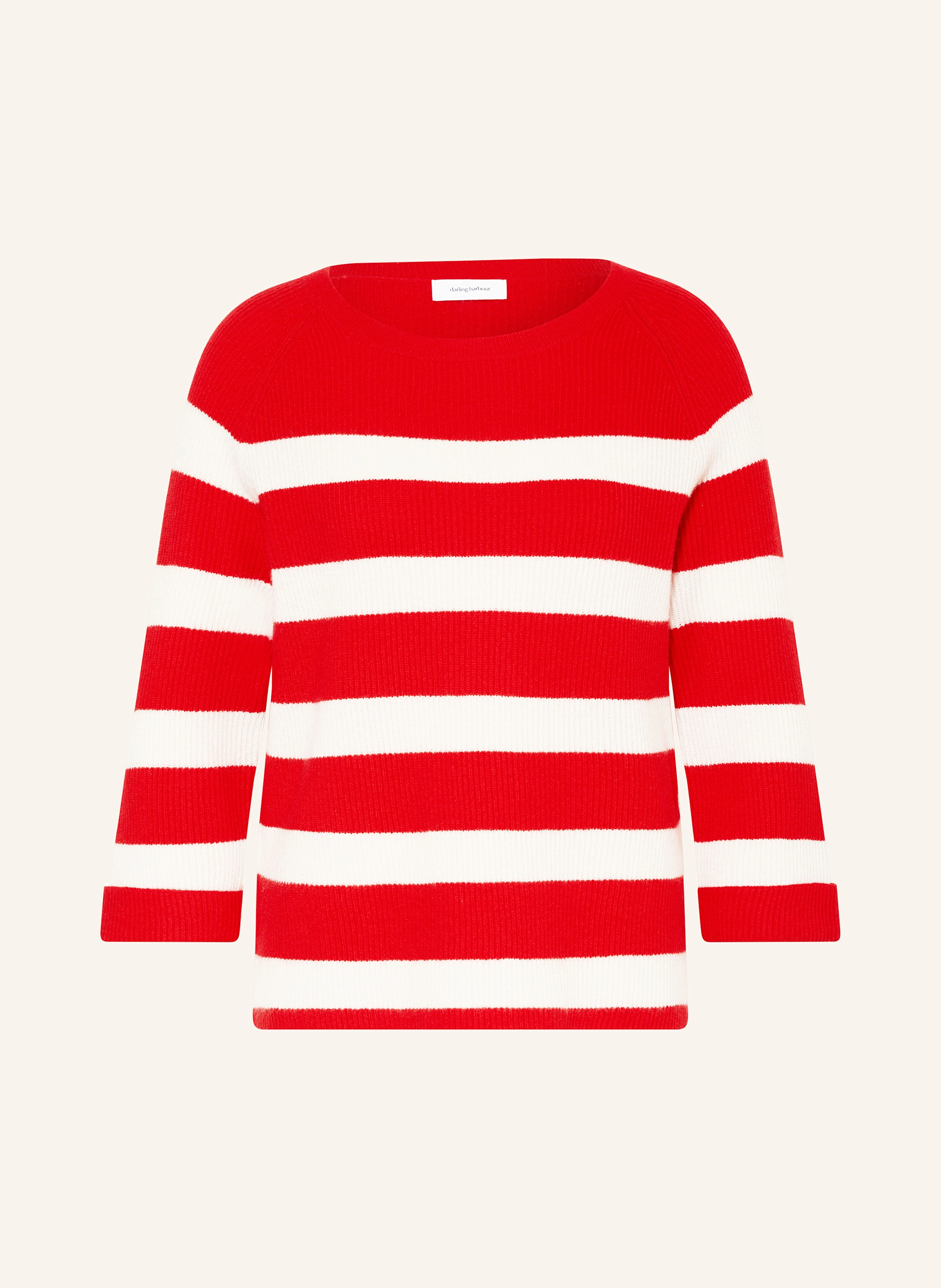 darling harbour Cashmere-Pullover mit 3/4-Arm