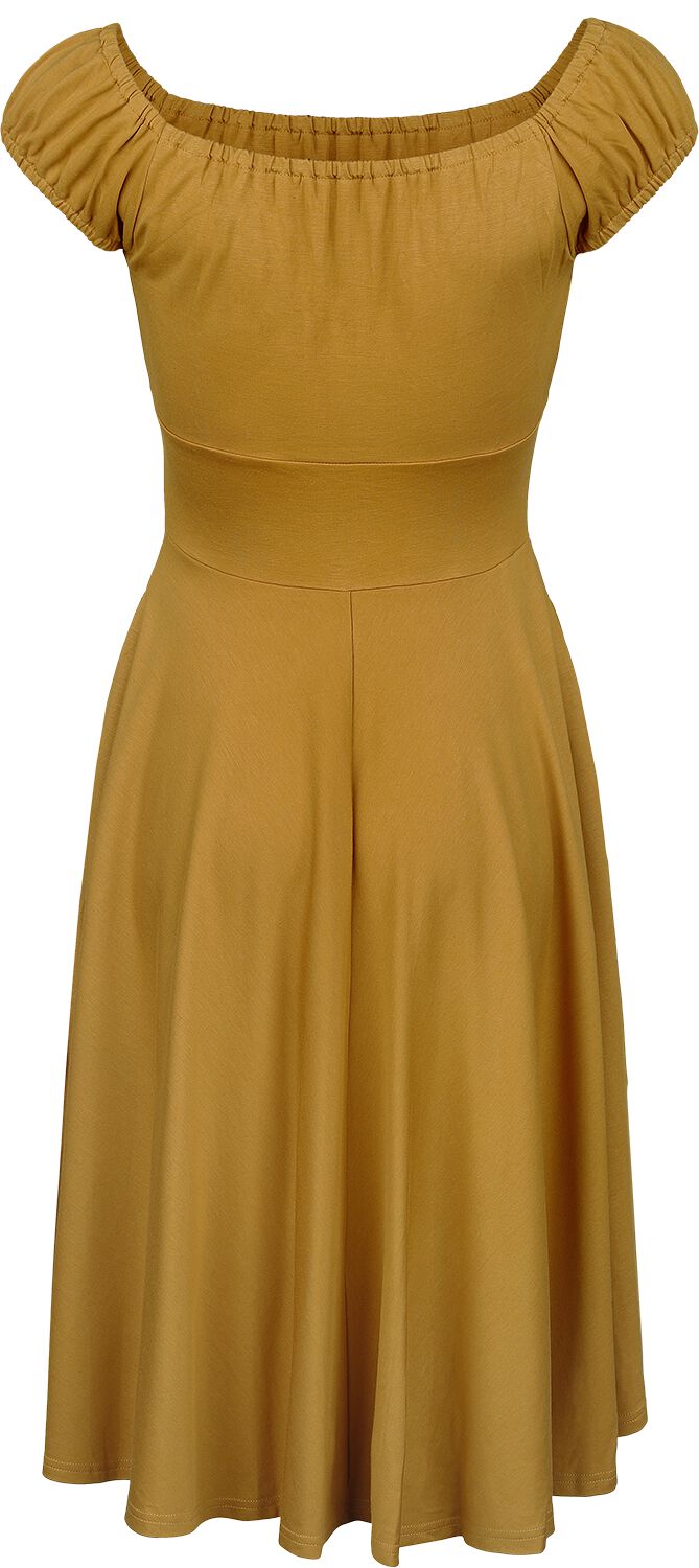 Robe `Évasée Col Froncé | Voodoo Vixen Robe mi-longue