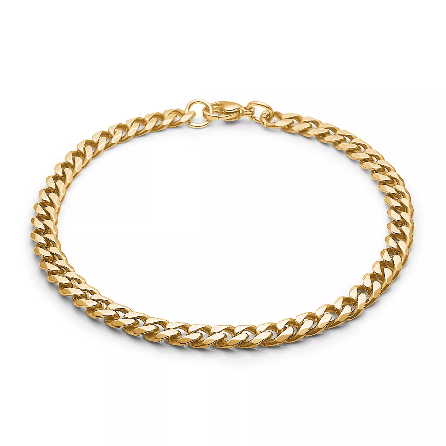 Captena Panzer Golden Steel Bracelet 5 mm Armbånd Rustfrit Stål DU20016