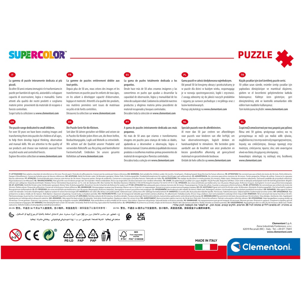 Clementoni Rainbow High Brilliant Effect 104-teiliges Puzzle