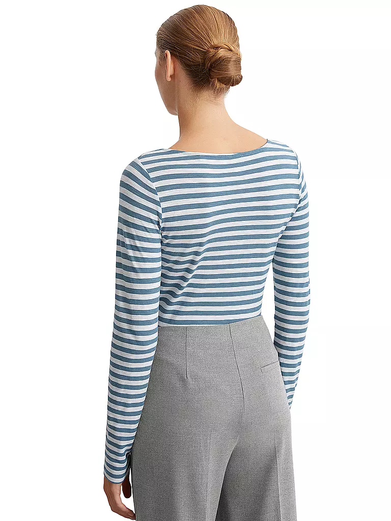 MARC O'POLO Langarmshirt  blau