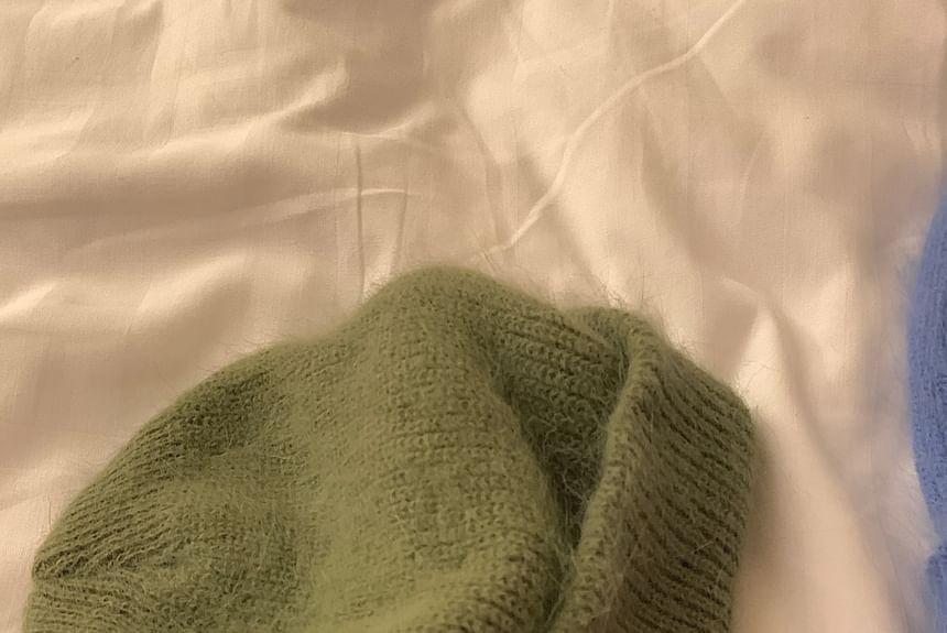 UOSU - Effen geribbelde gebreide muts