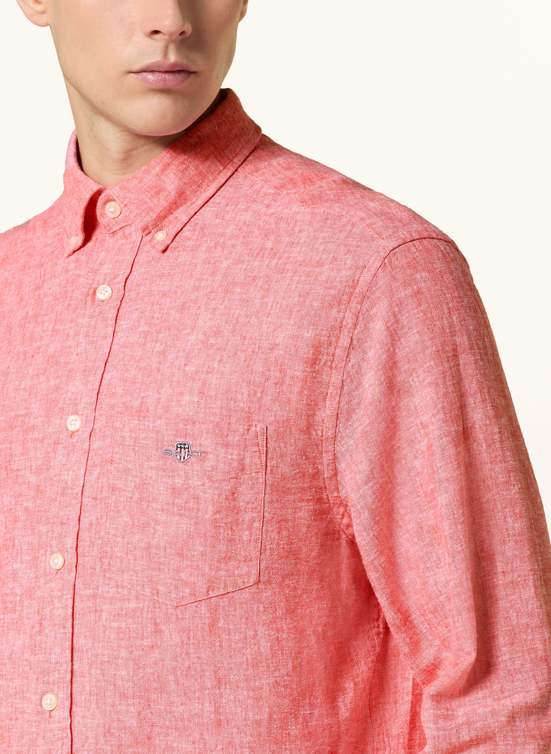 GANT Hemd Regular Fit mit Leinen