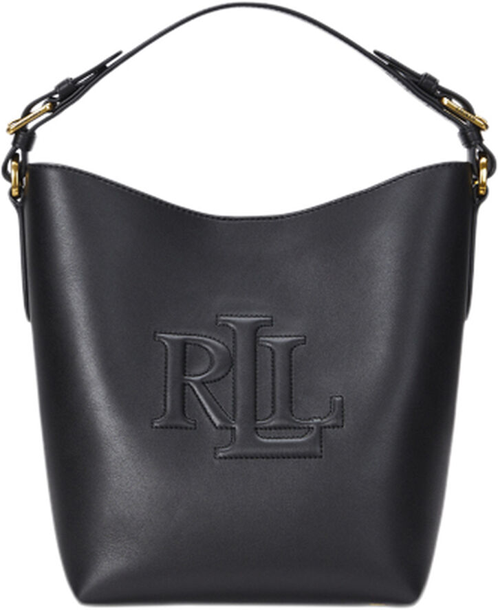 Lauren Ralph Lauren NATURAL SMTH LEATHR-WITLEY MD BK-BU Black