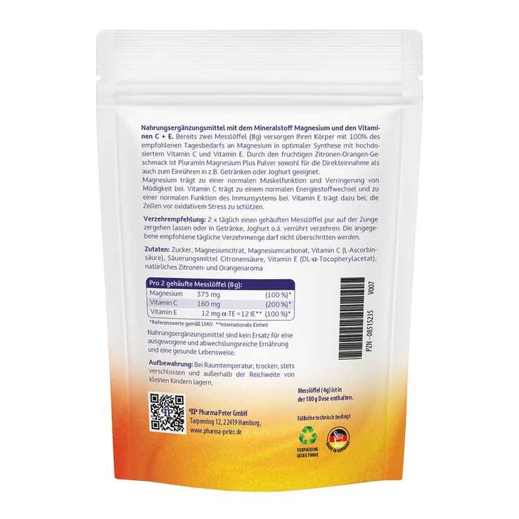 Pluramin Magnesium Plus Pulver , 300 g