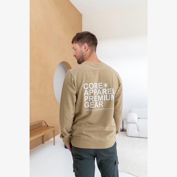 Unsigned heren sweater met backprint