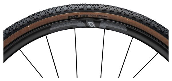 Pneu Gravel Enve Hex 700 mm Tubeless Ready Flancs Beiges