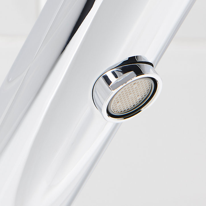 Mitigeur de lavabo chromé GoodHome Nyasa