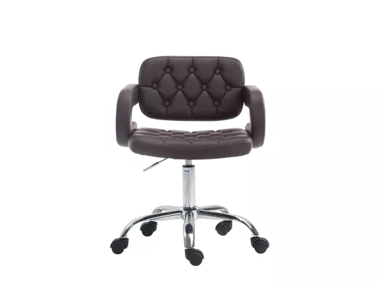 Chaise de bureau réglable marron 62 x 55 x 90 cm BUR10412