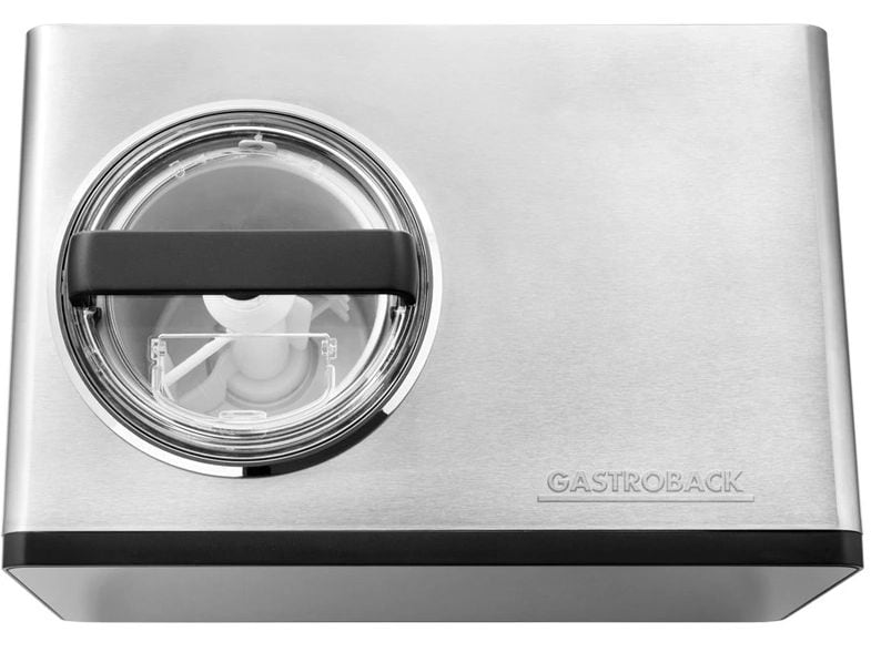 Gastroback Glacemaschine Advanced Control 1.5 l, Schwarz/Si Eismaschine und Joghurtbereiter