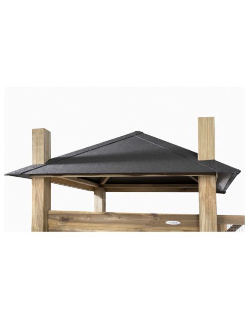 Voldux Hooiberg Loes - Kippenhok - 175x175x225 cm Bruin
