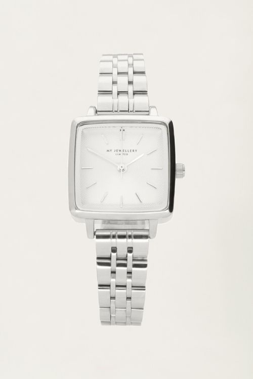 Vierkant horloge met schakelband