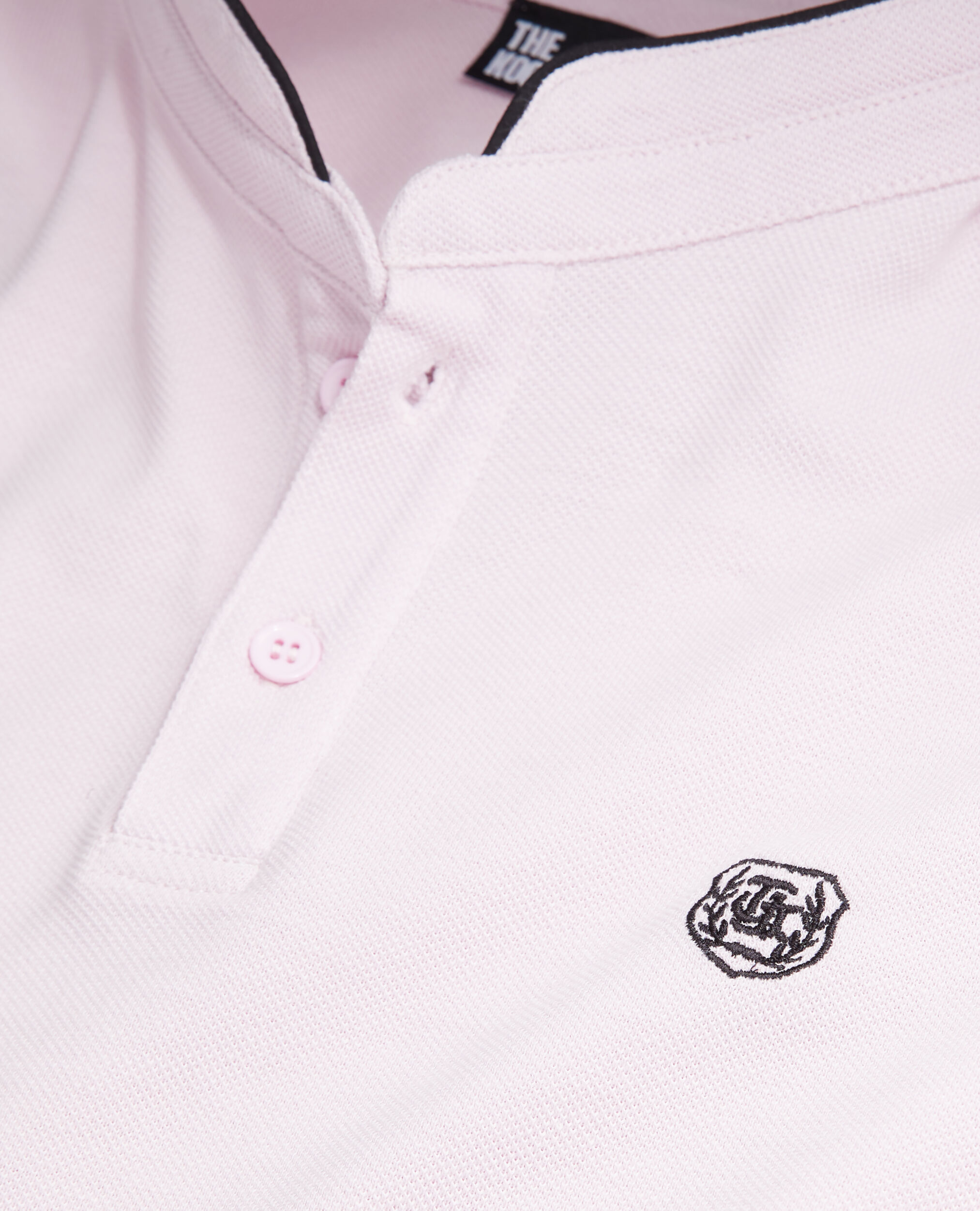 Polo rose en coton