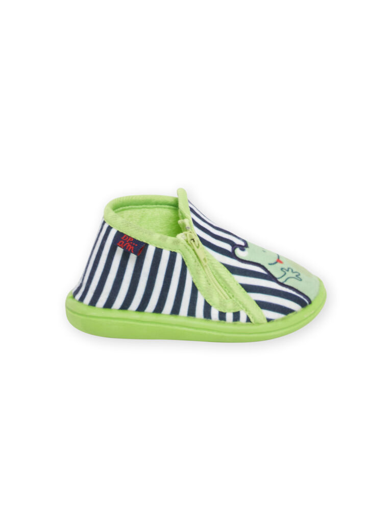 Bottillons verts, noirs et blancs bébé garçon