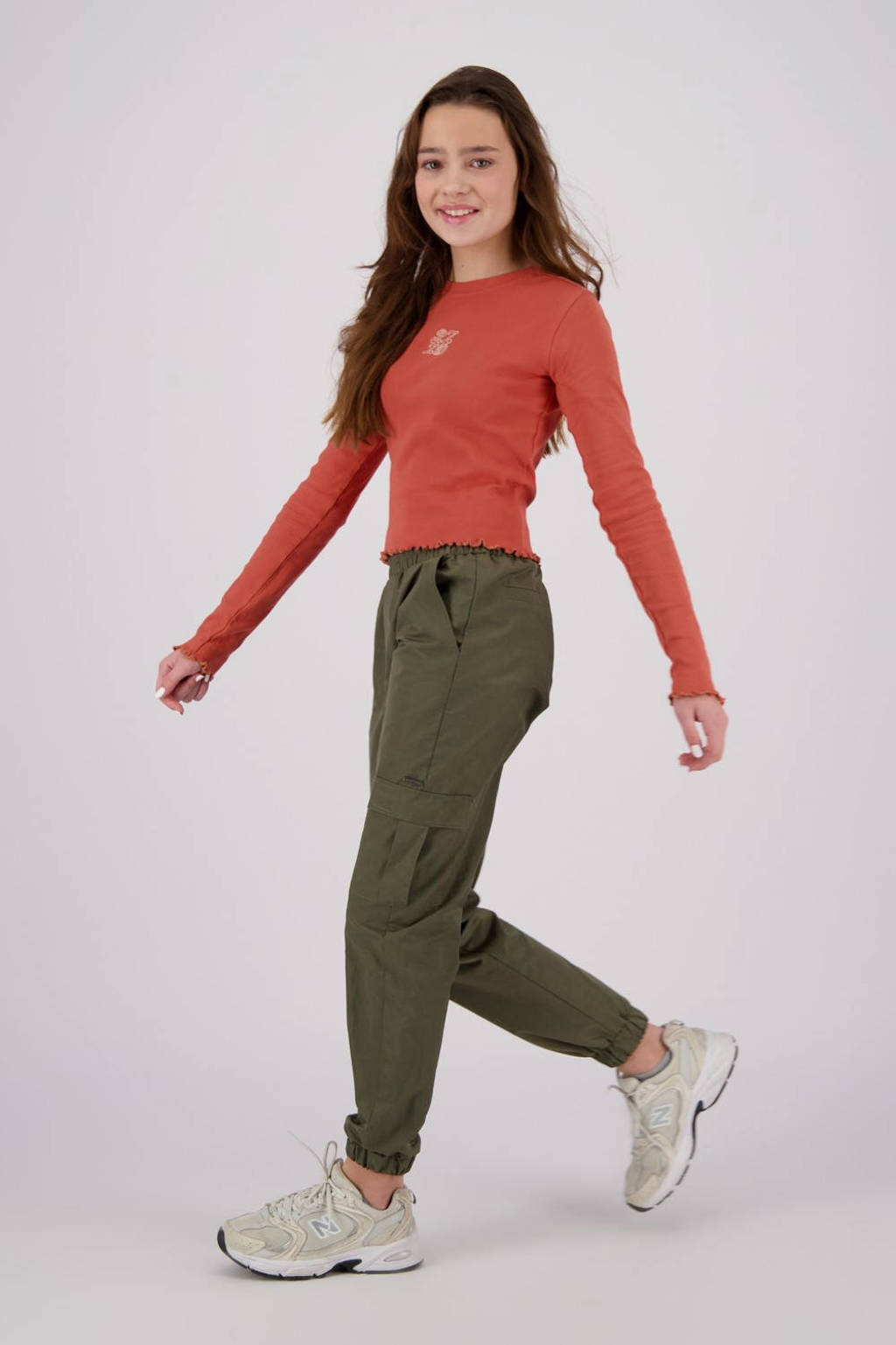 Raizzed longsleeve rood