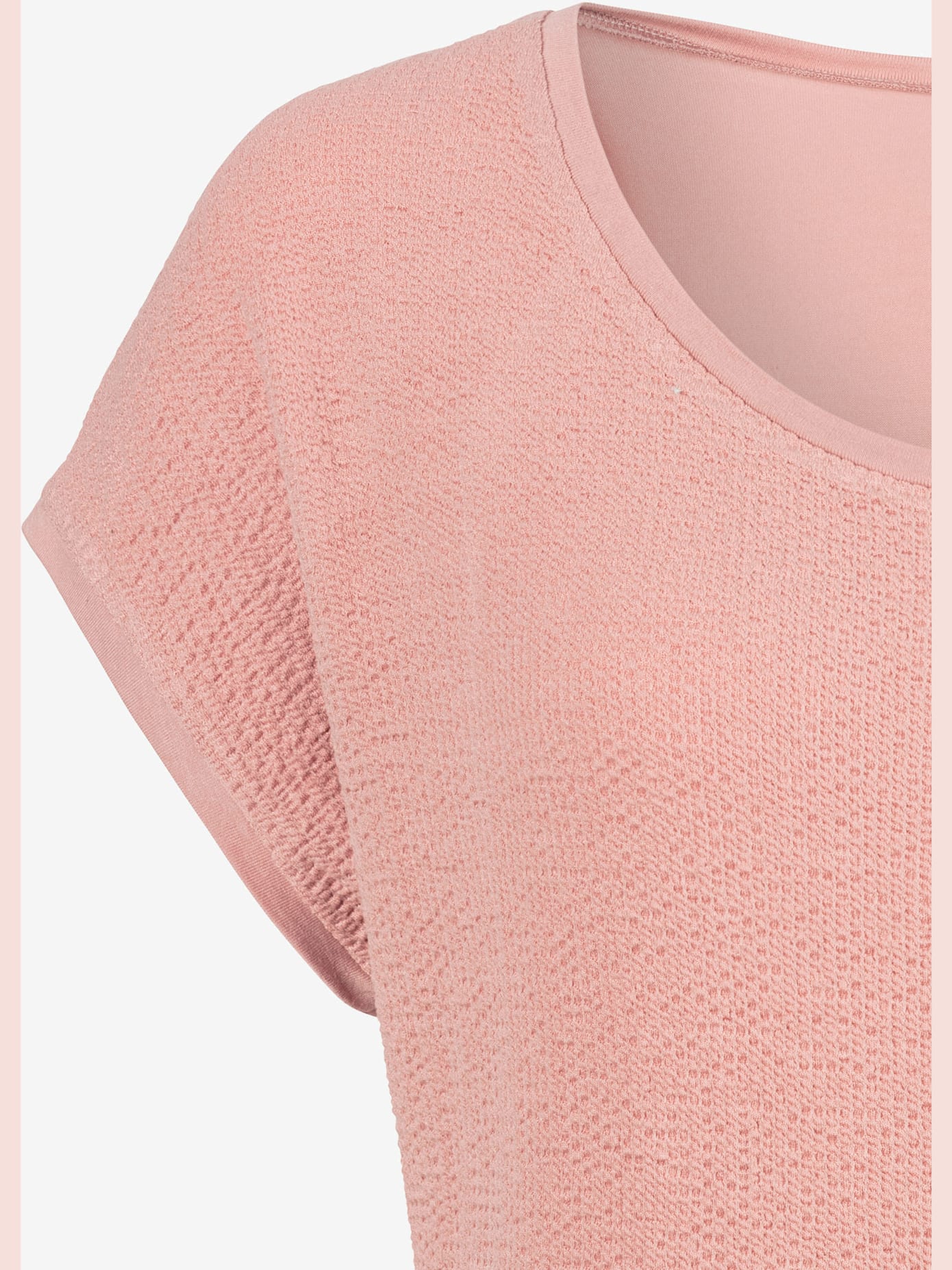 T-shirt mélange de matières extensible en viscose agréable